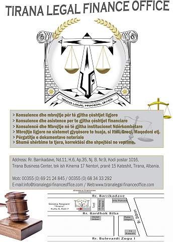 Tirane, - Legal and Financial Service