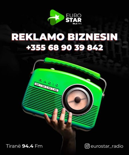Tirane, ofroj Reklamim ne radio 200 Euro