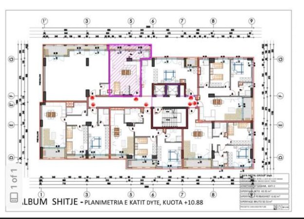 Tirane, shitet garsonier 1+1 Kati 2, 51 m² 78300Euro (Dritan Hoxha)