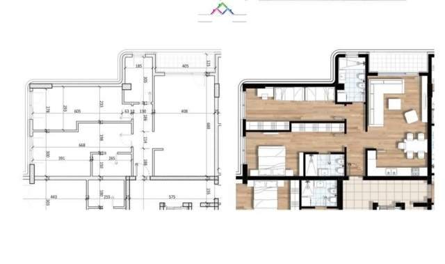 Tirane, shes apartament 2+1 Kati 2, 108 m² 129.600 Euro (Don Bosko)