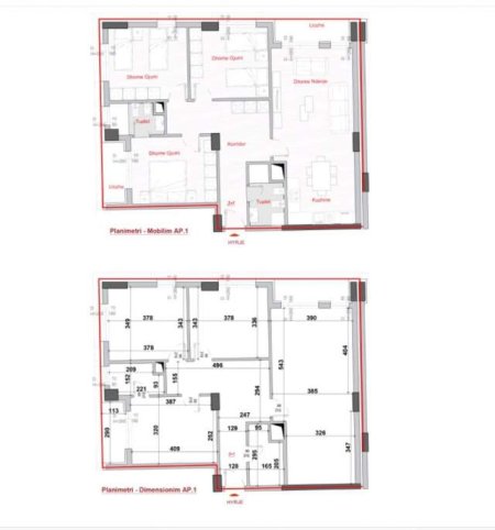 Tirane, shes apartament 3+1 141 m² 141 Euro (Jordan Misja)