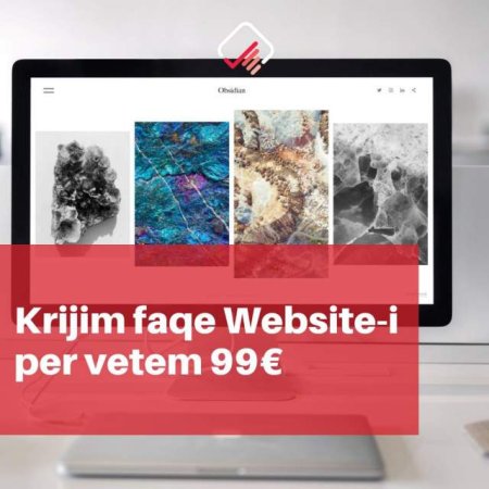 Ofrohet krijim faqe Website per vetem 99€.