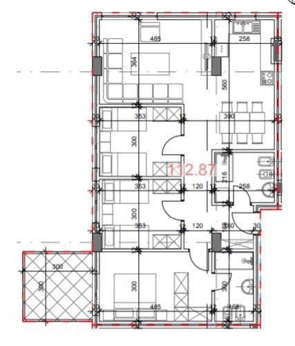 Tirane, shitet apartament 3+1+BLK 134 m² 174.603 Euro (Kodra e Diellit)