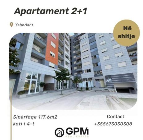Tirane, shitet apartament 2+1+BLK Kati 4, 118 m² 950 Euro/m2 (Yzberisht)