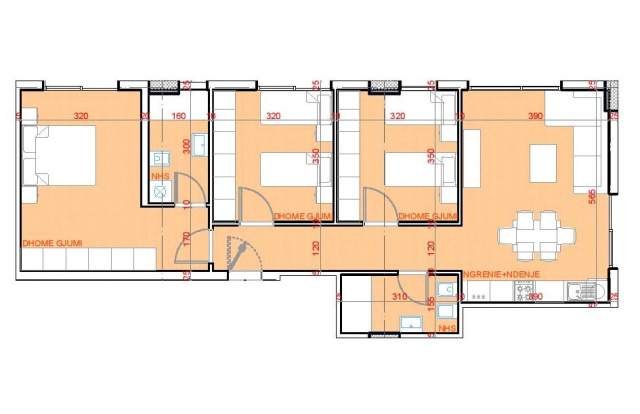 Tirane, shitet apartament 2+1 Kati 0, 108 m² 97.155 Euro (Rruga Sokol Miho, Astir)