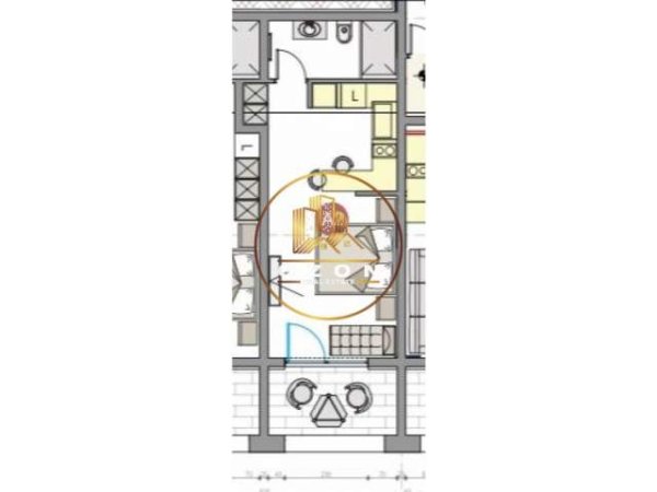 Dhermi, shitet garsonier Kati 0, 34 m² 2.100 Euro/m2 (DRIMADHE)