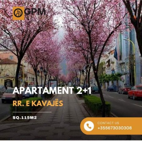 Tirane, shitet apartament 2+1 Kati 3, 119 m² 178.000 Euro (Rruga e Kavajes)