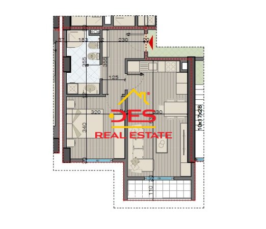 Tirane, shitet apartament 1+1+BLK Kati 2, 64 m² 54.500 Euro (kasem shima)