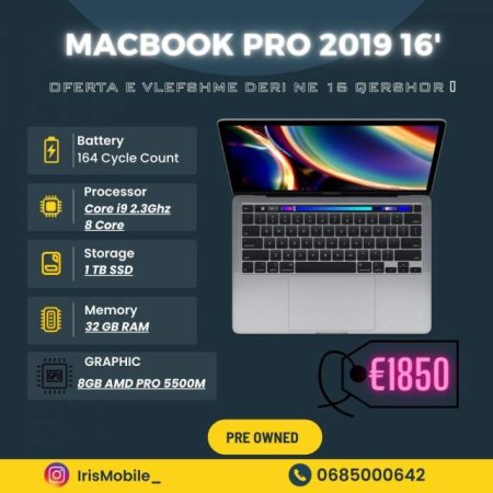 Tirane, shes Laptop MACBOOK PRO/AIR 499 Euro