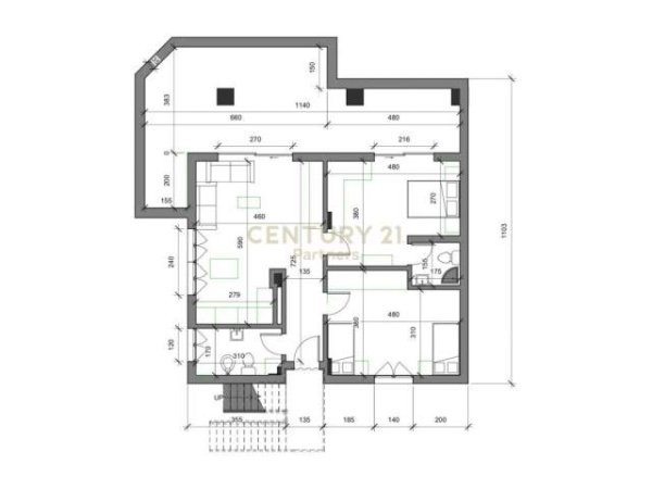 Tirane, shitet apartament 2+1+A+BLK Kati 3, 147 m² 143.000 Euro (Kopshti Botanik Tirane)