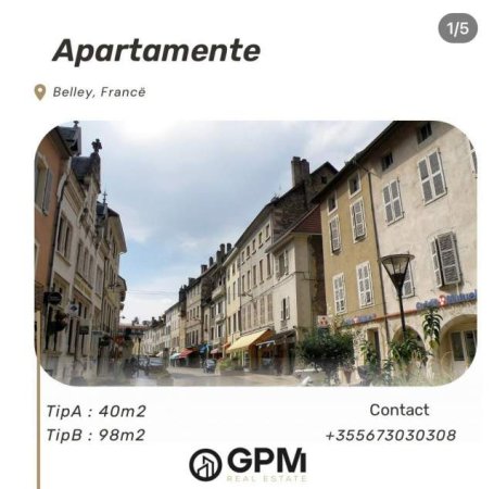 France, shiten  apartamente  te tipologjise 1+1 dhe 2+1 ne Belley .