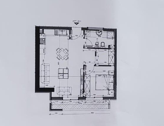 Tirane, shitet apartament 1+1+BLK Kati 6, 74 m² 88.800 Euro (Yzberisht)