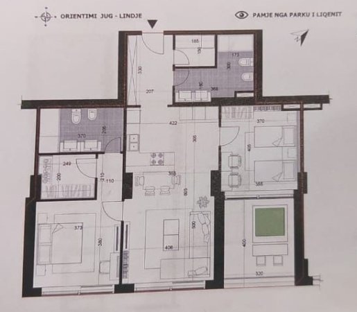 Tirane, shes apartament 2+1+BLK 153 m² 537.000 Euro (Downtown One)