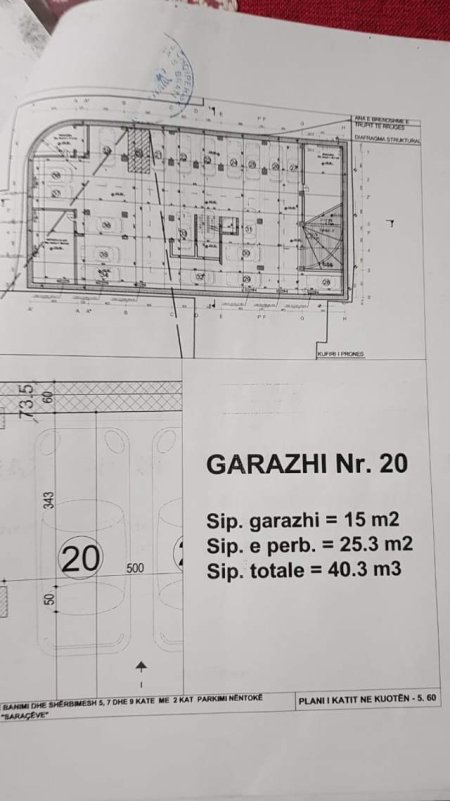 Tirane, shitet garazh 50.000 Euro (Pazari i ri)