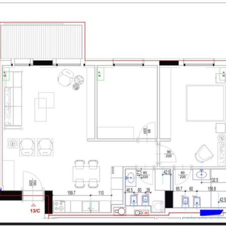 Tirane, shitet apartament 2+1 118 m² 248.000 Euro (Kompleksi Delijorgji)