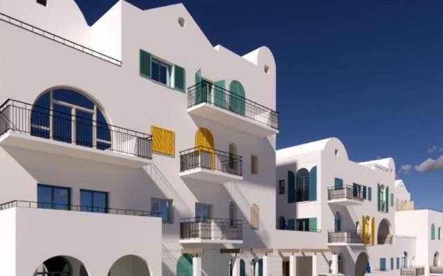 Dhermi, shitet apartament 3+1 Kati 3, 237 m²  (Santorini Residence- Dhermi)