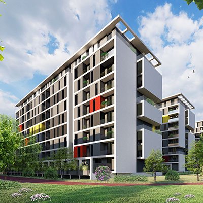 Tirane, shes apartament 2+1+BLK Kati 0, 86 m² 90.764 Euro (Univers City)