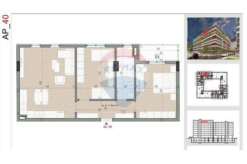 Tirane, shitet apartament 2+1 Kati 7, 69.500 Euro (Univers City)