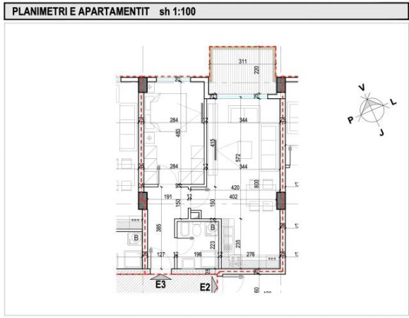 Tirane, shes apartament 1+1+BLK Kati 5, 76 m² 109.800 Euro (Dritan Hoxha, P. E88t)