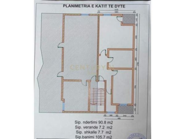 Tirane, shitet apartament 2+1 Kati 6, 106 m² 94.000 Euro