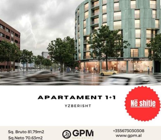 Tirane, shitet apartament 1+1 Kati 2, 81 m² 1.200 Euro/m2