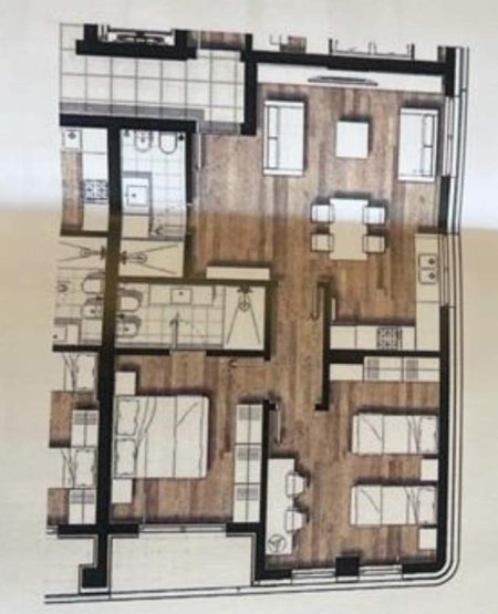 Tirane, shitet apartament 2+1 Kati 5, 103 m² 123.600 Euro (Don Bosko)