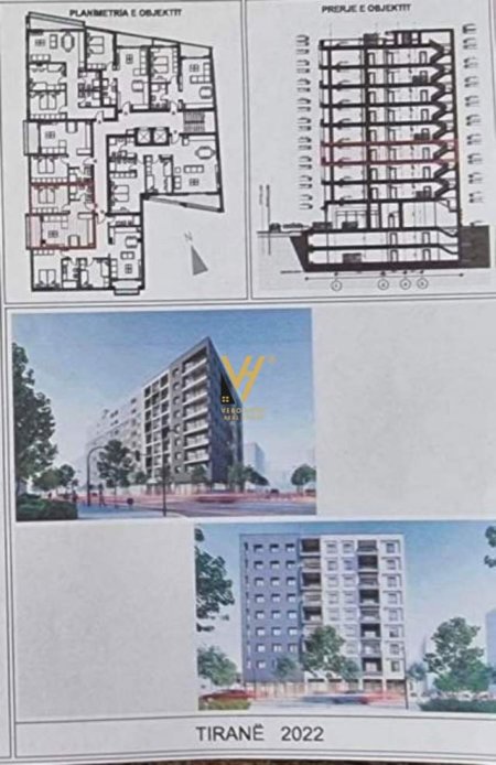 Tirane, shitet apartament 1+1+BLK Kati 3, 61 m² 154.000 Euro (KOMUNA E PARISIT)