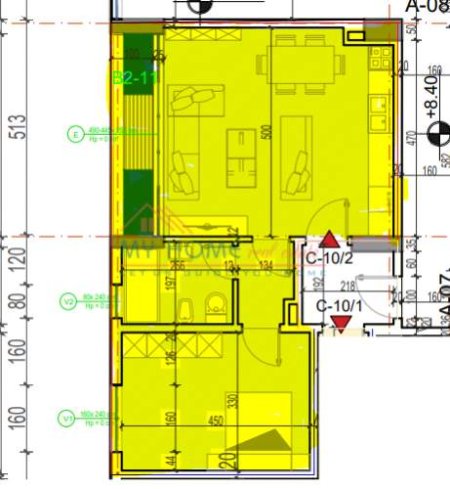 Tirane, shes apartament 1+1+BLK Kati 2, 77 m² 97.000 Euro (Porcelan)