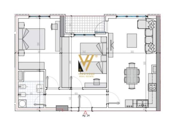 Tirane, shitet apartament 2+1+BLK Kati 4, 89 m² 75.524 Euro (KASHAR)