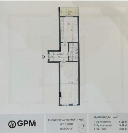 Tirane, shitet apartament 1+1, 2+1 ,3+1  800 Euro/m2 ne Kamez