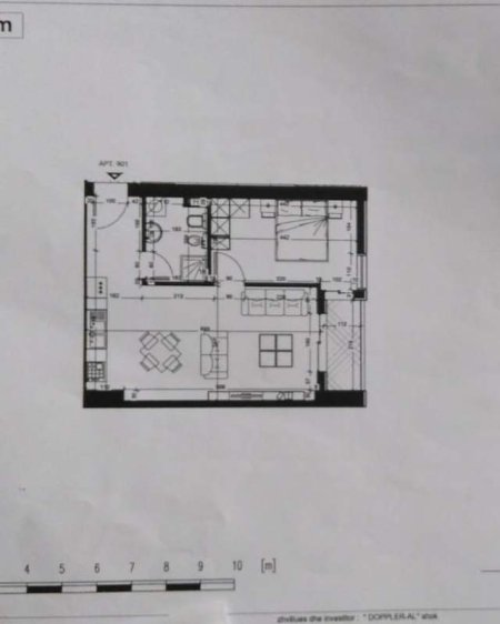 Tirane, shitet apartament 1+1 Kati 9, 65 m² 82.000 Euro (Rruga e Kavajes)