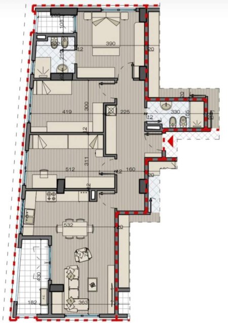 Tirane, Shitet Apartament Kati 1, 147 m² Ideal Per Biznesin Tuaj