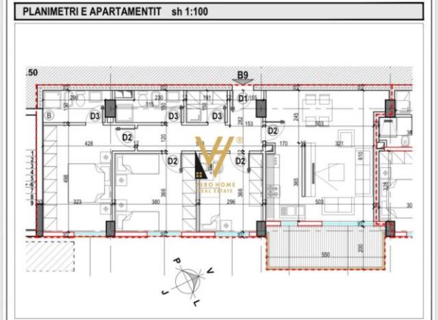 Tirane, shitet apartament 3+1+BLK Kati 2, 141 m² 177.000 Euro (LAPRAK)