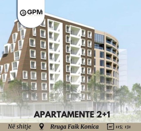 Tirane, shitet apartament 2+1 Kati 2, 131 m² 3.500 Euro/m2 (Faik Konica)