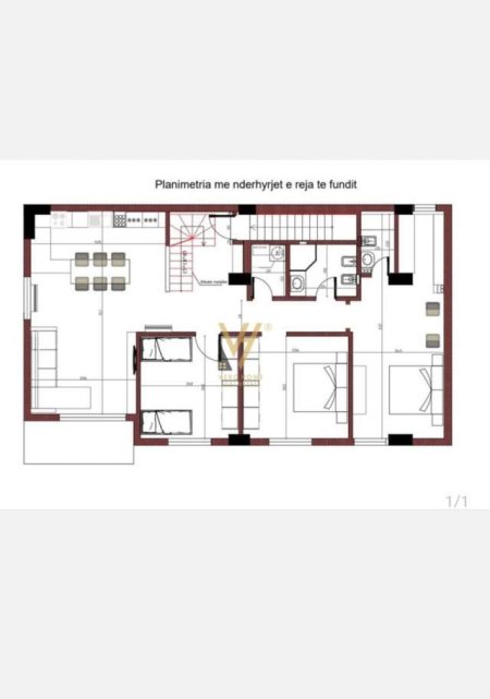 Tirane, shitet apartament 1+1 Kati 5, 150 m² 300.000 Euro (KODRA E DIELLIT)