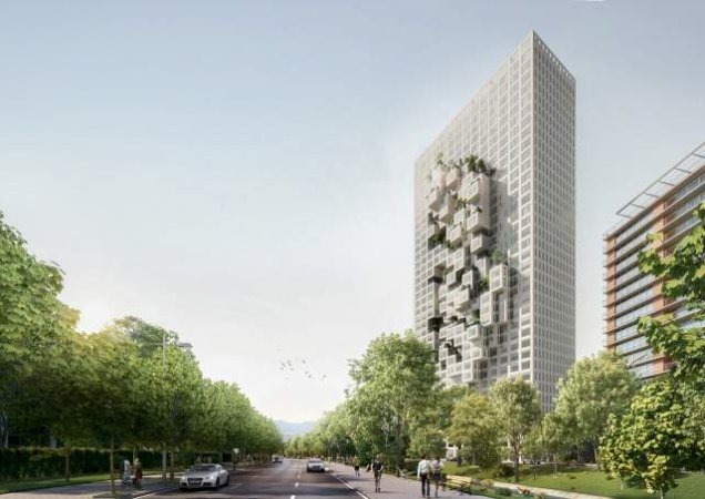 Tirane, shitet apartament 2+1+A+BLK Kati 21, 165 m² 3.500 Euro/m2 (DOWNTOWN ONE)