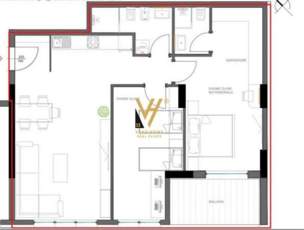 Tirane, shitet apartament 2+1 Kati 3, 128 m² 205.280 Euro (QYTETI I STUDENTI)