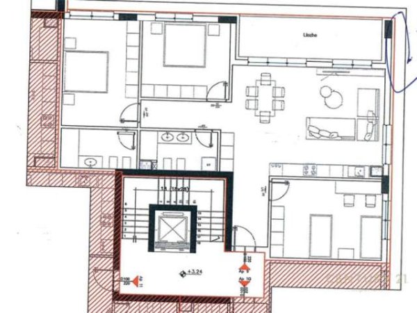 Tirane, shes apartament 3+1+2+Post Parkimi+BLK 168 m² 272.300 Euro (Rruga e Elbasanit)