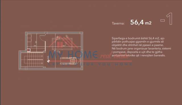 Tirane, shitet Vile Kati 2, 313 m² 480.000 Euro (Farke e Vogel)