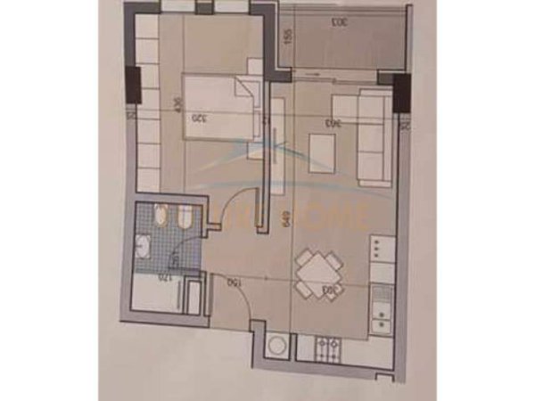 Tirane, shitet apartament 1+1 Kati 6, 65 m² 52.000 Euro (QTU)