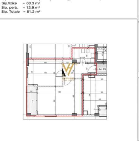 Tirane, shitet apartament 1+1 Kati 6, 81 m² 158.340 Euro (PAZARI I RI)