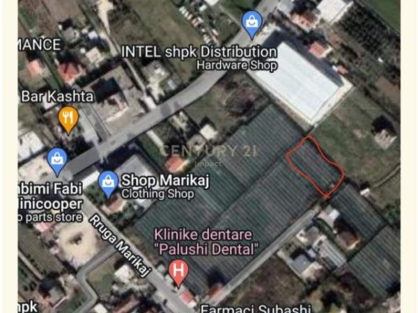 Tirane, shes toke 910 m² 55.000 Euro (Marikaj)