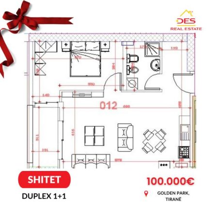 Tirane, shitet apartament 1+1+BLK Kati 1, 74 m² 100.000 Euro (Rruga e Kavajes)