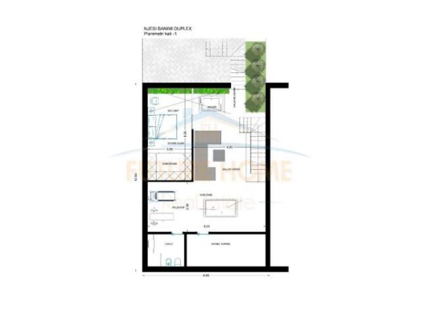 Tirane, shitet apartament duplex Dublex Kati 0, 202 m² 328.900 Euro (Farke)