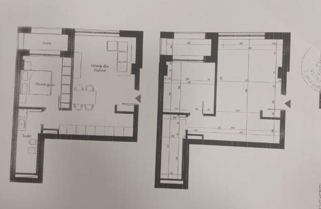 Tirane, shes apartament 1+1+BLK Kati 3, 75 m² 93.000 Euro (ish restorant durresi)