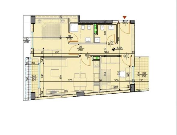 Tirane, shitet apartament 2+1 Kati 2, 95 m² 126.750 Euro (Teodor Keko)