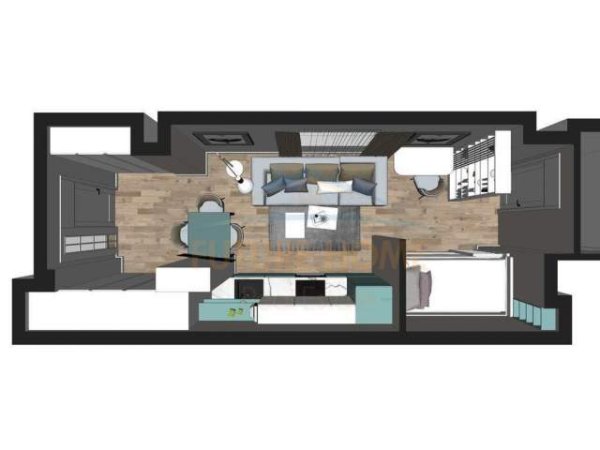 Tirane, shitet apartament 1+1 Kati 0, 40 m² 70.000 Euro (rruga e barrikadave)
