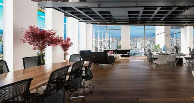 Tirane, jepet me qera zyre Kati 2, 153 m² 843.370 Euro (Downtown One)