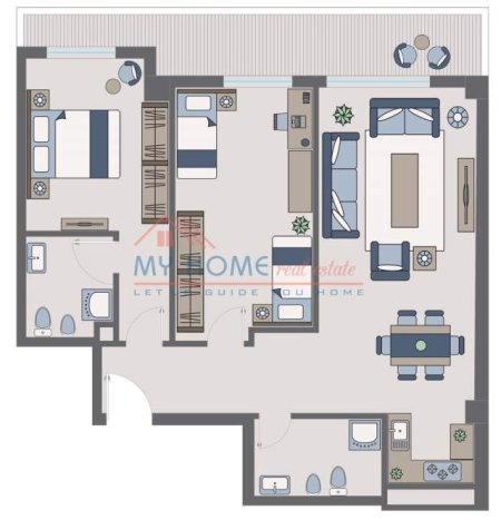 Tirane, shitet apartament 2+1 Kati 5, 1.095 m² 273.750 Euro (Zogu i Zi)