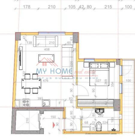 Tirane, shitet apartament 1+1+BLK Kati 7, 6.889 m² 130.000 Euro (Apartamet 1+1 ne shitje prane shkoles Osman Myderi)